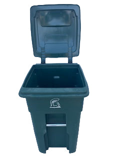 Toter LLC Michigan State University 32-Gallon Two Wheeled Recycle Cart