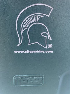 Toter LLC Michigan State University 32-Gallon Two Wheeled Recycle Cart