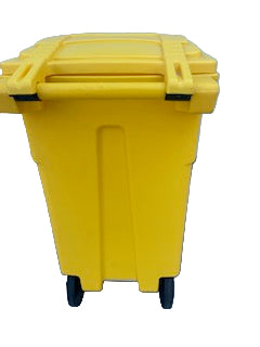 Toter LLC University of Michigan 32-Gallon Recycle Cart  Maize Yellow